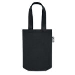 Kleine Tasche RPET-Filz Schwarz, Rückansicht