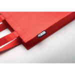 Kleine Tasche RPET-Filz Rot, Detailaufnahme des Materials