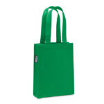 Kleine Tasche RPET-Filz Gruen als Werbeartikel mit Logodruck