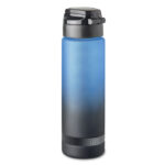 Sport-Trinkflasche RPET 1L Blau, Rückansicht
