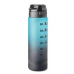 Sport-Trinkflasche RPET 1L Blau als Werbeartikel mit Logodruck
