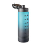 Sport-Trinkflasche RPET 1L Blau von oben