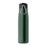 Doppelwandige Flasche 500 ml Gruen, geöffnet dargestellt