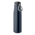Doppelwandige Flasche 500 ml Blau als Werbeartikel mit Logodruck