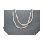 Einkaufs- oder Strandtasche Grau von oben