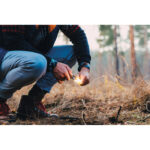 Feuerstarter-Set im praktischen Einsatz