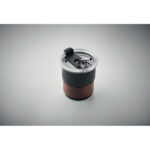 Einwandiger Becher 260 ml Schwarz, Detailaufnahme des Materials