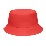 Bucket hat polyester 150g/m² Rot als Werbeartikel mit Logodruck