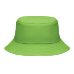 Bucket hat polyester 150g/m² Gruen, Rückansicht