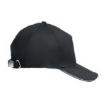 Baseball Kappe mit LED 220g/m² – Seitenansicht