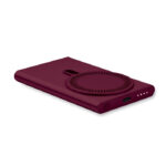 Wireless charger power bank Rot, Seitenansicht