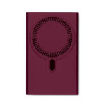 Wireless charger power bank Rot von oben