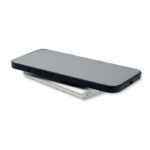 Wireless charger power bank Silber, Seitenansicht