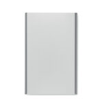 Wireless charger power bank Silber von oben