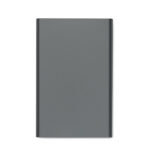 Wireless charger power bank Silber von oben