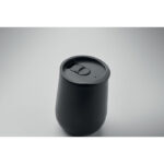 Doppelwandiger Becher 300ml Schwarz, Detailaufnahme des Materials