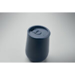 Doppelwandiger Becher 300ml Blau, Detailaufnahme des Materials