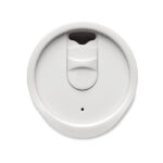 Doppelwandiger Becher 300 ml Weiß von oben