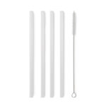 Glas Trinkhalme-Set – Vorderansicht