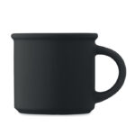Vintage Kaffeebecher 300 ml Schwarz, Rückansicht