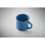 Vintage Kaffeebecher 300 ml Blau, Detailaufnahme des Materials