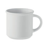 Vintage Kaffeebecher 300 ml Weiß als Werbeartikel mit Logodruck