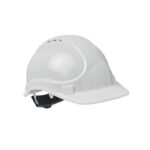 Bauhelm/Arbeitsschutzhelm ABS Weiß, Seitenansicht
