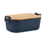 Lunchbox PP 700 ml Blau als Werbeartikel mit Logodruck