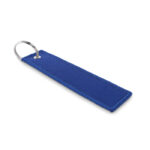 Schlüsselring Polyester Tag Blau als Werbeartikel mit Logodruck