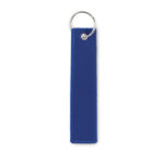 Schlüsselring Polyester Tag Blau, Seitenansicht