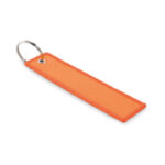 Schlüsselring Polyester Tag Orange als Werbeartikel mit Logodruck