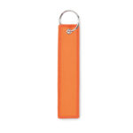 Schlüsselring Polyester Tag Orange, Seitenansicht