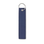 Schlüsselring Polyester Tag Blau, Seitenansicht