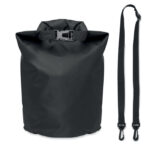 Wasserfester Beutel 5L Schwarz als Werbeartikel mit Logodruck