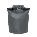 Wasserfester Beutel 5L Grau von oben