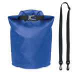 Wasserfester Beutel 5L Blau als Werbeartikel mit Logodruck