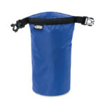 Wasserfester Beutel 1,5L Blau als Werbeartikel mit Logodruck