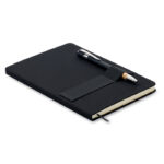 DIN A5 RPET Notizbuch-Set als Werbeartikel mit Logodruck