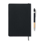 DIN A5 RPET Notizbuch-Set – Vorderansicht