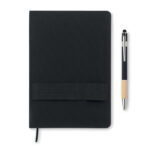 DIN A5 RPET Notizbuch-Set von oben