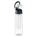 Trinkflasche RPET 500ml Schwarz, Seitenansicht