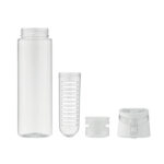 Trinkflasche RPET 500ml Weiß, Rückansicht