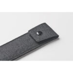 Stifte-Etui RPET-Filz Schwarz, Detailaufnahme des Materials