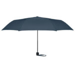 21" Regenschirm mit Tasche Blau, Rückansicht