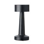 USB-Tischlampe Metall Schwarz, Seitenansicht