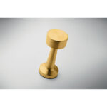 USB-Tischlampe Metall Gold, Seitenansicht