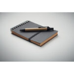 Recyceltes Notizbuch-Set Grau, Detailaufnahme des Materials