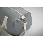 Recycelte Tasche 320 g/m² Grau, Detailaufnahme des Materials