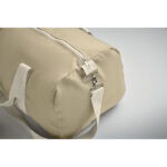 Recycelte Tasche 320 g/m² Braun, Detailaufnahme des Materials