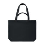 Einkauf- oder Strandtasche Schwarz, Rückansicht